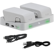 Drone Battery Charger Hub for DJI Flip Side By Side Dual Battery Charging Channel Camera Fast Charge