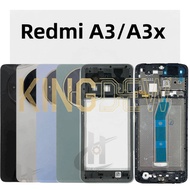 For Xiaomi Redmi A3 / A3X 23129RN51X Battery Back cover Housing middle frame + Button + LCD Front fr