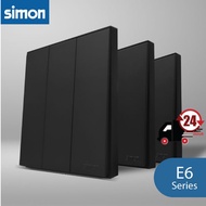 Simon E6 Series Switch  / Switches & Socket Outlet (BLACK)
