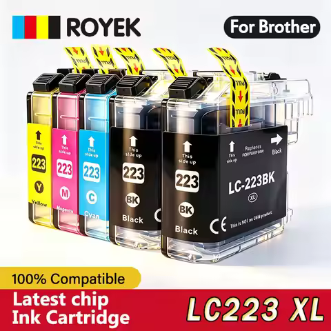 223XL Ink Cartridge Replacement for Brother LC223 LC 223 XL Compatible DCP-J4120DW MFC-J4420DW/J4620