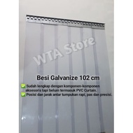 GANTUNGAN BRACKET/ BRACKET BRACKET HANGER - B HANGER (galvanized) for Pvc Strip Curtain Plastic Curt