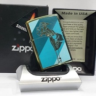 ZIPPO TEAL WINDY DESIGN 48457 - GHOSTORE7