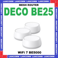 LANCOMM Deco BE25 BE5000 Whole Home Mesh WiFi 7 System Router