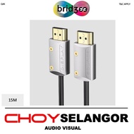 Bridgee Q4K 2.0 Fiber Optic HDMI Cable 15M (1Pc)
