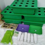PAKET HIDROPONIK SET|60 LUBANG|PAKET HIDROPONIK PEMULA LENGKAP