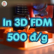FDM technology 3D plastic printing service price 500 VND/g see description and contact shop to recei
