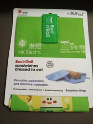 環保食物布 走塑 可重用 食物 三文治 麵包 包裝 餐墊 hk electric Roll'eat Snack'n'Go Grab'n'Go reusable food wrap sandwich w