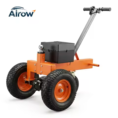 5000lbs Electric Trailer Dolly,2T Capacity with 800W Motor, 24V 7Ah AGM Battery for RV Boat Caravan,