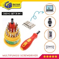 31 in 1 Screwdriver Set Multi MINI Screwdriver Handphone Electronic Laptop Screwdriver Set Egg