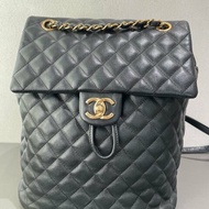 Chanel香奈兒薩爾茨堡黑金雙肩包