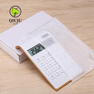 QIUJUU Calculator, Black/Red/Blue/White 114x190x37mm  Calculator, Accurate Plastic Portable Calculat