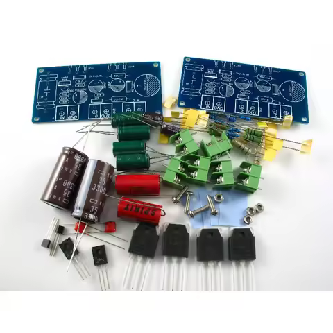 Nvarcher DIY Kits JLH 1969 Class A 100W Dual Channel Amplifier with Original 2SD718 or ONSEMI NJW028