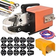 Pneumatic Crimping Tool Air Powered Wire Machine Up To Crimper Plier 15 Sets Dies Many Kinds Termina
