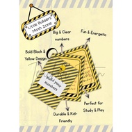 Boys’ Times Table A7 Card | Build Your Numbers & Learn Math