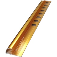 Kuku Macan Aluminium 2.5 meter Bon-bon Lis Pinggiran Keramik Tile Trim / Corner Trim