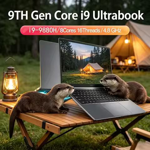 High Speed 15.6 Inch Ultrabook 2DDR4 2M.2 SSD Intel Core i9 Win11 Pro WIFI5 BT Fingerprint Unlock La