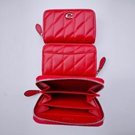 New 2024 for Women quilted organ zipper Coin Purses Pouches Card bag Official Store Genuine CM505 Si