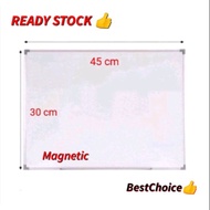 Aluminium Frame Quality Magnetic White Board 30 cm X 45 cm