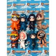 GANTUNGAN Figure Keychain Naruto Hoodie Keychain/ Jinchuriki Sasuke Sakura Gaara Itachi Kakashi