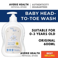 Bzu Bzu Head to Toe Baby Wash 600ml | Body Wash & Shampoo | Designed for Newborn & Sensitive Skin