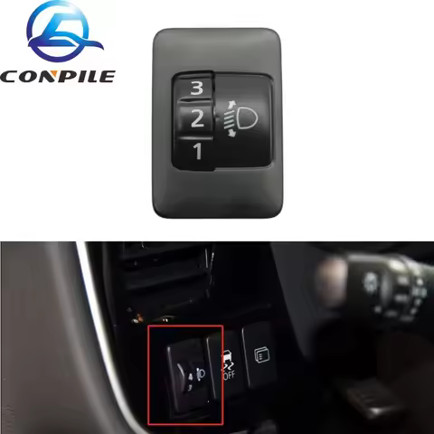 For Mitsubishi Eclipse Cross Outlander Xpander Headlight Leveling Adjustment Button Switch
