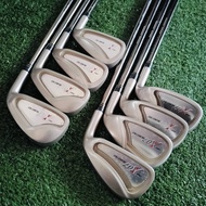 [ผ่อน] ชุดเหล็ก T-ZOOM X07 FORGED มือสอง มีเหล็ก 9 ชิ้น 4 5 6 7 8 9 P S ชุดในตำนาน!!! ก้านกราไฟต์ EX