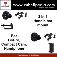 Gopro handle bar mount w phone holder