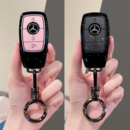 Remote Key Fob Cover Key Case Holder Keychain For Mercedes Benz CLA GLA GLK AMG GLC C C200 B200 S C 