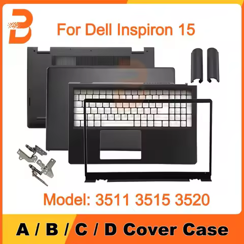 New For Inspiron 15 3511 3515 3520 Laptop LCD Back Cover Front Bezel Palmrest Bottom Case 0WPN8 0DDM