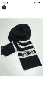 karl lagerfeld 老佛爺頸巾