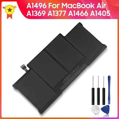 Replacement Battery A1496 For MacBook Air 13'' A1466 A1495 A1369 A1405 A1377 High Quality Batteries 