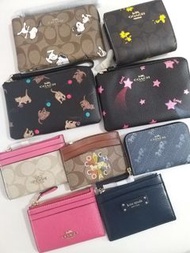 Coach wallet, coins bag, wristlet, 銀包，散紙包，手挽袋，snoopy, Woodstock, peanuts, 馬車，桃紅色，貓貓，星星，c logo, 現貨，handbag,  bag, 手袋，斜揹袋，field tote 22, 限量版，新年，老虎，虎年，情人節禮物，新年禮物