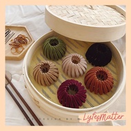 Korean Retro Bird Nest Scrunchies/Bird Nest Shape Hair Clip/Lazy Hari Clip/Lazy Hair Ball/Pengikat R