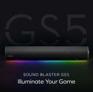 # CREATIVE SOUND BLASTER GS5 - Compact RGB Gaming Bluetooth Wireless Soundbar With SuperWide Technol