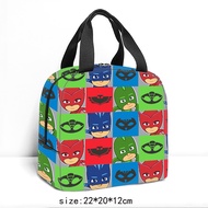 pj mask Lunch Bag Lunch Box Cartoon Lunch Bag Student Lunch Bag School Snack Box Travel Bag Reusable Lunch Box