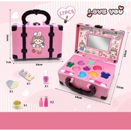 New Deals Loztoys Girl Make Up Kit 17Pcs Children Pretend Plays Children's Make Up Toys for Girls