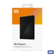 WD External Harddisk 1TB ฮาร์ดดิสก์แบบพกพา My Passport, USB 3.0 External HDD 2.5" (WDBYVG0010BBK-WESN) สีดำ ประกัน 3ปี 1 TB 1 TB