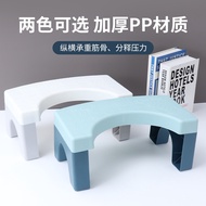 H-J Bathroom Toilet Seat Squat Poop Booster Stool Plastic Thickened Non-Slip Children Ottoman Elderly Pedal Foot Stool 2