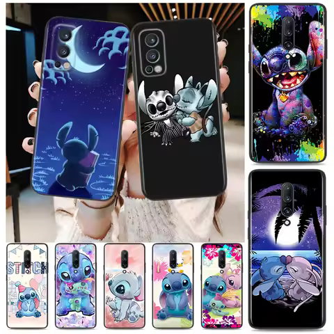 Lilo Stitch Cartoon For OnePlus 9 9R Nord CE 2 N10 N100 8T 7T 6T 5T 8 7 6 Pro Plus 5G Silicone Phone
