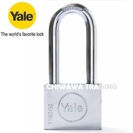 Yale Y118D/50/162/1 Silver Series Outdoor Brass / Satin Padlock (Baron Shackle) 50mm