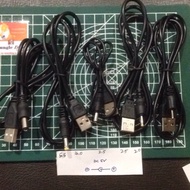USB DC 5V power supply line cable 1A 5.5 4.0 3.5 2.5 2.0