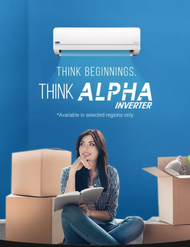 CARRIE'R 1.5HP Alpha Inverter Split Type Aircon