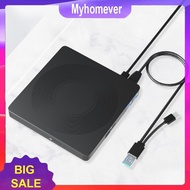 6 In 1 CD/DVD Player USB3.0 Type-C External Optical Drives for Laptop Desktop PC