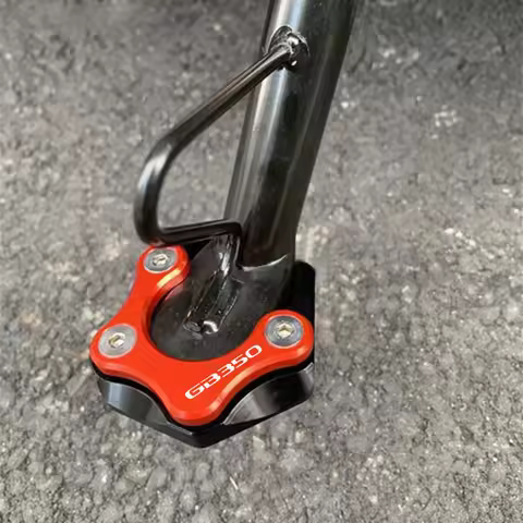 Motorcycle Accessories Kickstand Foot Side Stand Sidestand Extension Pad Support Plate for gb350 GB 