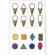 Quiet book- shape ice cream