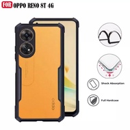 Casing OPPO RENO 8T 4G Case Transparan Bening Akrilik Soft Hardcase