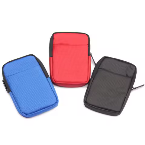 Mobile hard disk bag 2.5 inch shockproof External Carrying Travel Case HDD SSD Storage Pouch Bag For