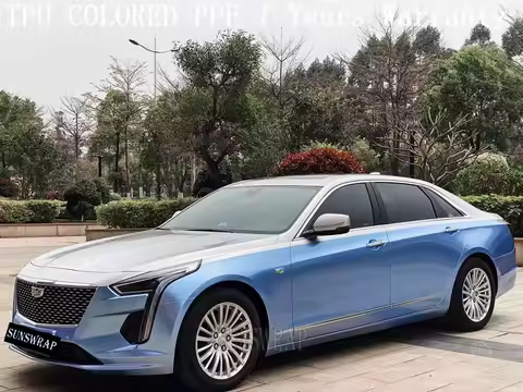 TPU Liquid Cyan Mist Blue Metal Colored Paint Protection Film PPF Car Wrap Custom Liquid Metal PPF S