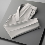 Long Pants Men's Ankle-Leg Pants Men's Business Ankle-Leg Pants Casual Formal Wear Straight-Leg Pant