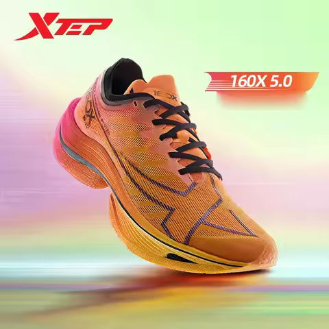 Xtep 160X 5.0 Running Shoes Professional Marathon PB Carbon Plate Sport Shoe Non-Slip Wear-Resistant